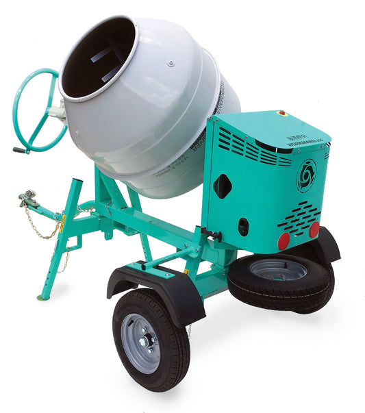 IMER Workman 350 - 12 cu ft Mortar, Stucco, Grout, Concrete Towable Multi-mixer - Working Tradesman