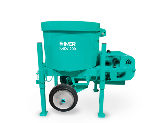 IMER Mortarman MIX 200 FP Portable Vertical Shaft Mixer - Working Tradesman