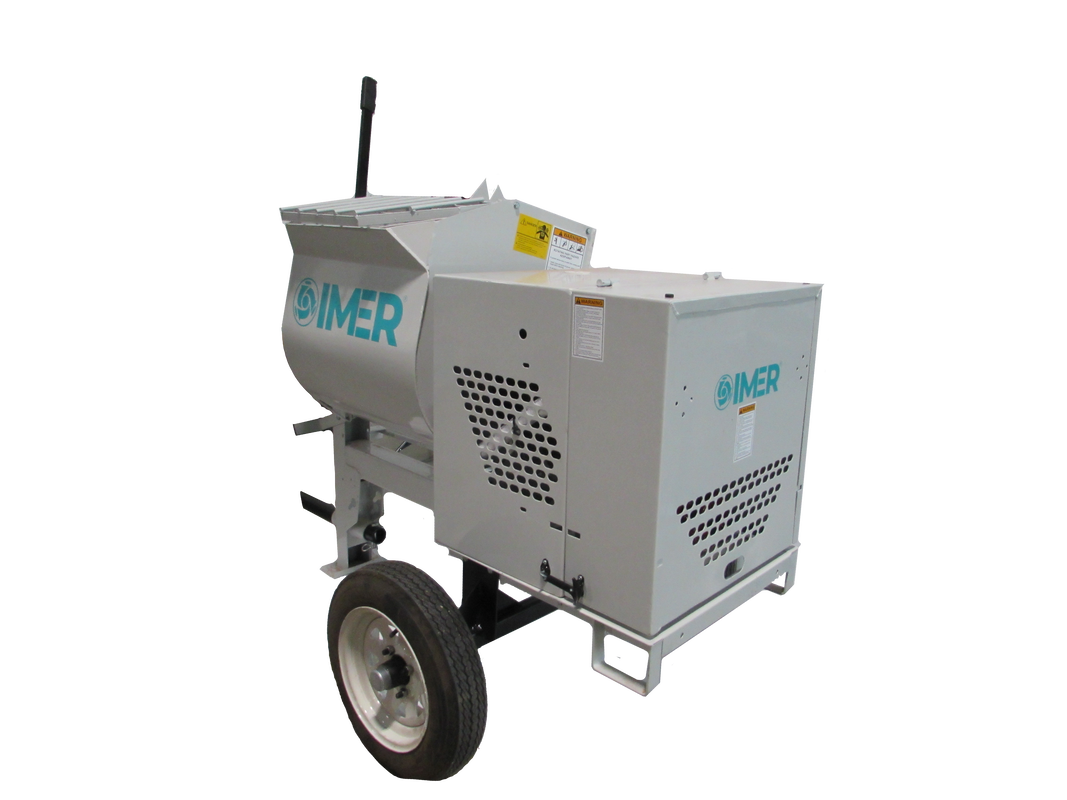 IMER HSM 6 cubic feet Horizontal Shaft Mortar Mixer - Working Tradesman